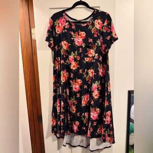 Floral LulaRoe Carly Dress